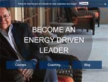 Tablet Screenshot of energydrivenleader.com